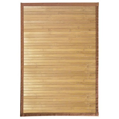 InterDesign Formbu tapis de sol antidérapant  petit tapis bambou  brun clair - B0052JOJUG