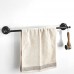 ZHH Porte-serviettes noir antique porte-serviettes simple porte-serviettes sculpté porte-serviettes suspendu salle de bain en laiton européen salle de bain accessoires de salle de bain porte-serviettes - B07F7C7SC5