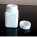 12PCS 60g Porte-conteneur de tablette de pilule de comprimés en plastique à vide en plastique vide blanc - B01N47N2ZF
