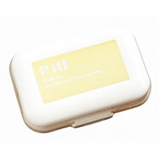 Décent pilule mini portable Organisateur Pill cas classique-Jaune - B06XQ79145