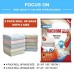 Ezselection Travel Storage Vacuum Rolling Bags for Clothes.Reusable Pack of 8 Bags(4 items - 20*28"  4 items - 16*24"). Stockage de compression roll-up (4pcs 20*28" 4pcs 16*24") - B076LKD6PS