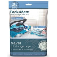 Packmate ® - Lot de 2 housse de rangement sous vide à rouler - pour les vacances/voyages  grandes valises/grands sacs - B01MSNGTT8