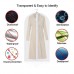 Bespick Housses de Vêtements Housses de Rangement Anti Poussière Transparent Housse Vêtements pour Costumes  Robes  Chemises  Tops avec Zipper (6Pièces) - B07DFG3XH3