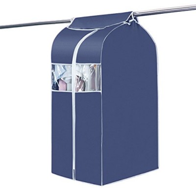 Dexinx Maxi Antipoussière Capot du Support Protecteur Sac étanche Housse Hanging Sacs Vêtements pour Plusieurs Ensembles de Vêtements Bleu marin 50*58*100cm - B07CVT7T46