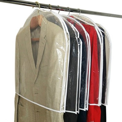 Hangerworld Lot de 20 housses couvre-épaules anti poussière pour vêtements Transparent - B002H449EK