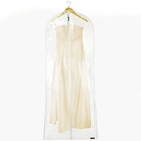 Hangerworld Lot de 3 housses de protection transparentes pour robe de mariée/de soirée - B002IY8LSO