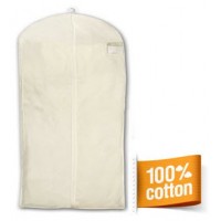 HBCOLLECTION Housse de protection pour vêtements format court (chemise veste...) coton naturel - B00T442YVG