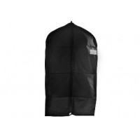 HBCOLLECTION Housse de protection pour vêtements format court (chemise veste...) coton noir - B01IT5JHMO