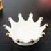 Cutogain Creative Plat en céramique en forme de couronne plaque Décoration Bague Collier Bracelet support bijoux plateau - B07D2DWNP3