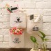 Style simple Panier de stockage à domicile en Lin Pratique Boîte de rangement de bureau tiroir Boîte Panier à linge Jouet Sac Suspension murale 1PC 15x13 5cm (Style2) - B077YH39TG