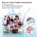 Acrylique grand maquillage boîte boîte de rangement de bijoux en plastique de finition de bureau boîte soins de la peau produit multifonctionnel boîte de rangement (Édition : A) - B07D7B4QTZ