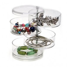 Boîte bijoux transparente  Boîte bague  Boîte de rangement Plastique Bijoux Outils Usages Multiples - B078W7WWJG
