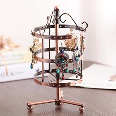 MAFYU Ewelry Art fer stockage rack Bijoux Boucles d Oreille orientable afficher trois étages h23*w12cm - B07DPDRKJ2