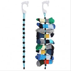 Sockdock Organisateur De Chaussette  Easy Clips & Locks Paires De Chaussettes Sans Cravates  Sacs Ou Séparateurs Pour La Lessive (4 Couleurs) (Paquet De 2) - B07CND85XS