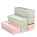 LAAT Storage Box 5 Compartiments Petite Boîte de Rangement en Plastique pour Chaussettes  Culottes  Lingerie  Cravate (6) - B07DY52PNN