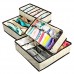 Outflower Boîte de rangement de sous-vêtements Pliage tiroir boîte de rangement soutien-gorge sous-vêtements écharpes chaussettes - B07B9XWT3X