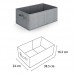 Yinggg Tissu Boîte de rangement avec vêtements Flip pliable Tableau Folder  armoire de stockage Organiseur - B07925HBF7