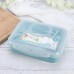 BESTONZON Boîte à bento 4 compartiments en plastique avec bol à soupe Boîte à fruits avec couvercle et cuillère (bleu) - B07FL1CRY5