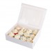 Cupcake boîte csdstore 5pcs de 12 creux Cupcake Récipient Boîte à gâteau Muffin (Blanc) - B073PC2BDD