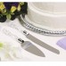 Spatules à Pâtisserie Gosear 2 Piece Couteau à Gâteau  Wedding Cake Knife Cutter Set pour Anniversaire de Mariage avec La Boîte - B01DBBE762