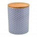 Géométriques Porcelaine Biscuit Barrel Patterned / Traîneau - 3 Designs - Ensemble de 3 - B07B8L48Z7